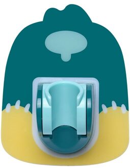 Douchekop Douche Houder Cartoon Zelfklevende Douchekop Muur Montagebeugel Voor Badkamer wit