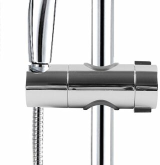 Douchekop Handset Houder ABS Chrome Badkamer Wall Mount Verstelbare Zuig Beugel Geschikt Douche Staaf