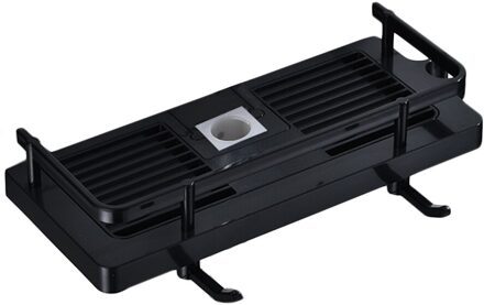 Douchekop Houder Douche Opslag Rack Organizer Badkamer Pole Planken Shampoo Tray Stand Enkele Tier Geen Boren Lifting Staaf 03