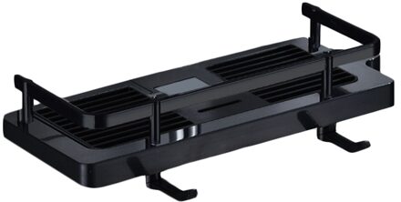 Douchekop Houder Douche Opslag Rack Organizer Badkamer Pole Planken Shampoo Tray Stand Enkele Tier Geen Boren Lifting Staaf 04