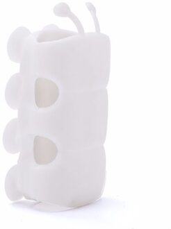 Douchekop Houder Herbruikbare Duurzaam Zuignap Mount Badkamer Rack Stand Badkamer Muur Rack Stand Badkamer Accessoires wit