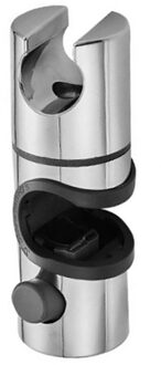 Douchekop Houder Verstelbare 24Mm Badkamer Douche Beugel Rack Herbruikbare Duurzame Verwijderbare Siliconen Bar Badkamer Accessoires licht grijs