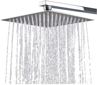 Douchekop Regendouche Roestvrij Staal Ultra-Dunne Douches Heads Chroom Ronde & Vierkante Regendouche # g30 10 duim