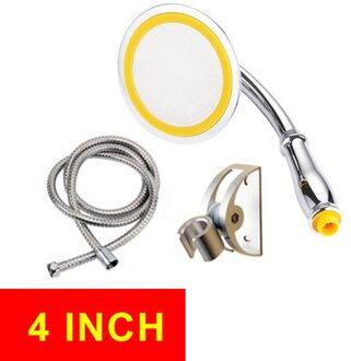 Douchekop Verstelbare Waterbesparende Regen Handdouche Grote 6 Inch Hoge Druk Badkamer Regendouche Spa Douchekop 4 duim een reeks