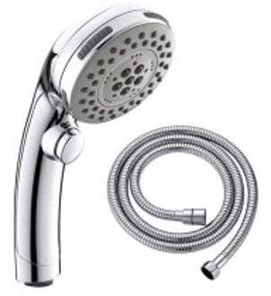 Douchekop Water Saving Hoge Onder Druk Abs Plastic Badkamer Hand Hold Douchekop Set Hoge Druk Douchekop Set