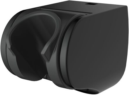 Douchekophouder - Verstelbaar - Mat Zwart - 12cm