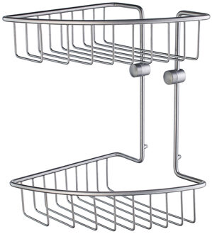 Douchekorf Smedbo House Dubbele Korf Mat Chroom Mat-Chroom