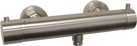 Douchekraan Opbouw BWS Janeiro Thermostatisch 15 cm Geborsteld RVS