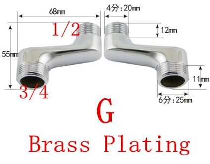 Douchekraan Verstelbare Adapter Solid Messing Wandmontage Breedte Verstelbare Hoekstopkraan S-vakbonden Badkamer Accessoires groen