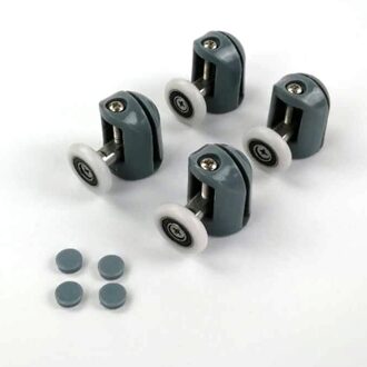 Doucheruimte Roller Hutten Up En Down Enkel Wiel Nylon Stuiterende Wiel Badkamer Glazen Schuifdeur Katrol above wiel 23mm