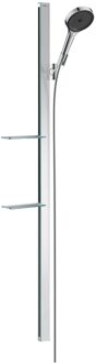 Doucheset Rainfinity HansGrohe PowderRain 130 3jet EcoSmart Met Glijstang 150 cm En Zeepschaal Chroom