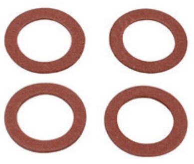 Doucheslangafdichting, gevulkaniseerde vezel, 12 x 18 x 1,5 mm, voor 1/2" (4x) - 98696530