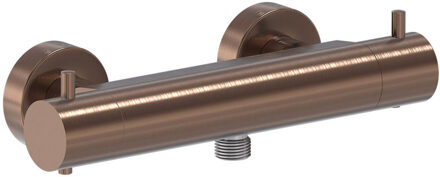 Douchethermostaat MAY Opbouw Geborsteld Mat Koper PVD