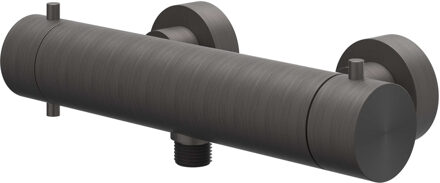 Douchethermostaatkraan IVY Concord Opbouw Cooltouch RVS316 Geborsteld Carbon Black PVD Geborsteld RVS316 Carbon Black PVD