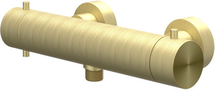 Douchethermostaatkraan IVY Concord Opbouw Cooltouch RVS316 Geborsteld Mat Goud PVD Geborsteld RVS316 Mat Goud PVD