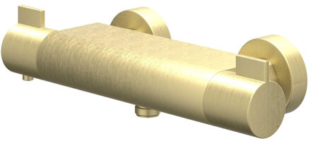Douchethermostaatkraan IVY Pact Opbouw Cooltouch Geborsteld Mat Goud PVD IVY