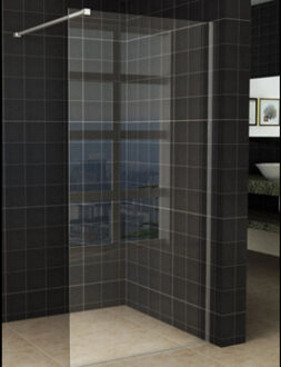 Douchewand/glasplaat Wiesbaden Slim helder 75 x 200 mm, 8 mm, Nano