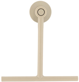 Douchewisser - taupe - met zuignap ophangsysteem - raamwisser - 22 cm