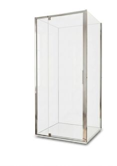 Douchezijwand Anza - Helder Glas 6mm - Chroom - 86,5-89x207cm