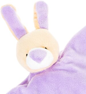 DouDou met baby konijntje 129B Violet - One Size