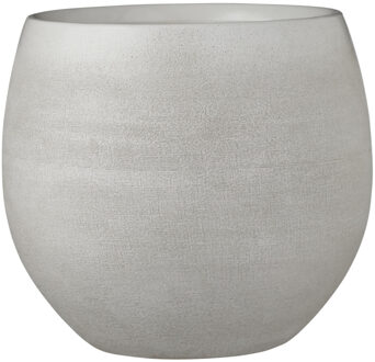 douro ronde pot gebroken wit maat in cm: 23 x 26