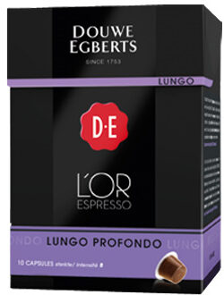 Douwe Egberts Lungo Profondo Koffiecapsule 10 stuk(s)