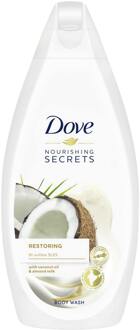 Dove Body Wash Dove Restoring Body Wash With Coconut Oil & Almond Milk 225 ml