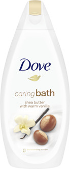 Dove Douchegel Dove Caring Bath Shea Butter With Warm Vanilla Bath Cream 450 ml