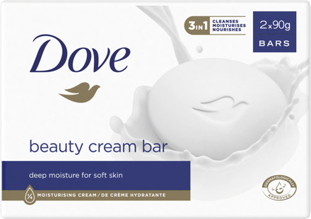 Dove Handzeep Dove Beauty Cream Bar 2 x 90 g