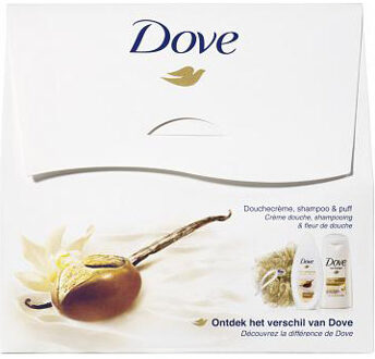 Dove mini puff cadeauset, 3-delig