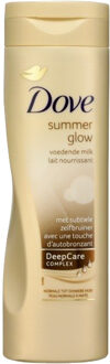 Dove Summer Glow: Voedende Bodymilk - Voor Normale tot Donkere Huid (250 ml)