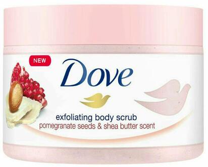Dove Tělo peeling garnet seeds & Shea butter (Exfoliating Body Scrub) 225 ml - 225ml