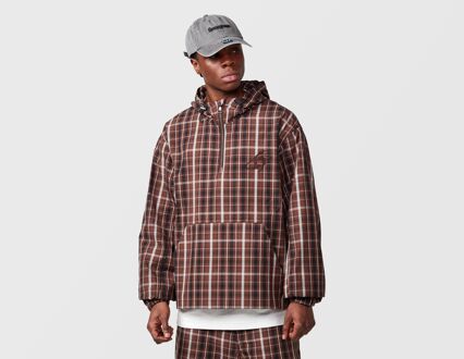Dover 1/4 Zip Check Jacket, bruin - L
