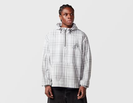 Dover 1/4 Zip Check Jacket, grijs - M