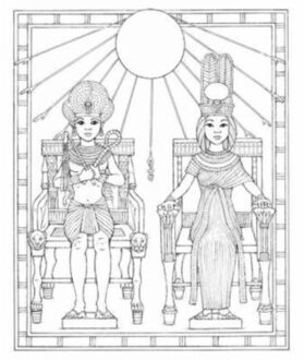 Dover King Tut Coloring Book