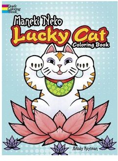 Dover Maneki Neko Lucky Cat Coloring Book