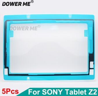 Dower Me 5 Stks/partij Voorkant Lcd-scherm Sticker Frame Waterdicht Lijm Voor Sony Xperia Tablet Z2 SGP521/541 SGP511/512/561