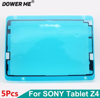 Dower Me 5 Stks/partij Voorkant Lcd-scherm Sticker Frame Waterdicht Lijm Voor Sony Xperia Tablet Z4 SGP771 SGP712