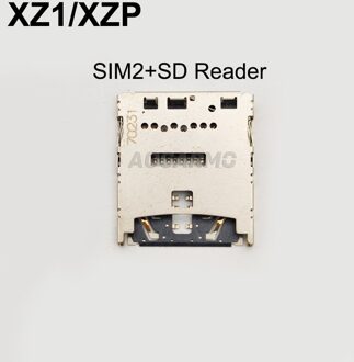 Dower Me Microsd-kaart Sim Kaartlezer SIM1 SIM2 Houder Connector Voor Sony Xperia Xz Premium Xzp G8142 G8141/ XZ1 G8341 G8342 For SD SIM2