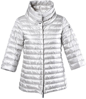 Down jacket in white nylon Baldinini , Gray , Dames - Xl,L,M,S