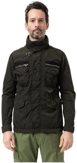 Down Jackets Fay , Green , Heren - M