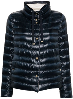 Down Jackets Herno , Blue , Dames - L,M,S