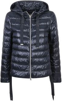 Down Jackets Herno , Blue , Dames - M,S,Xs