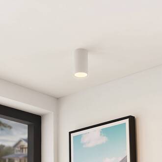 Downlight Brinja, wit, metaal, Ø 6 cm, rond, GU10