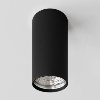 Downlight Eye S in cilindervorm, zwart