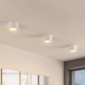 downlight Nieva, G9, wit, rond, Ø 10cm, metaal wit (RAL 9003)