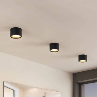 downlight Nieva, G9, zwart, rond, Ø 10cm, metaal zwart (RAL 9004)