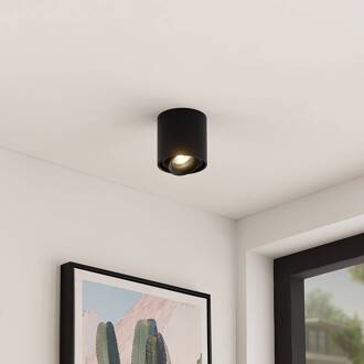 downlight Walza, zwart, metaal, Ø 9,3cm, GU10