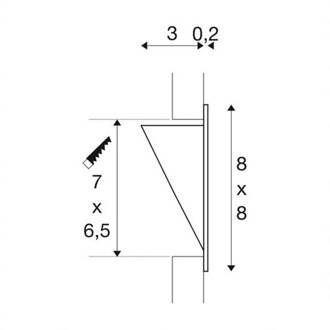 DOWNUNDER PURE Trapverlichting 1x35W 3000K Wit LED 151950