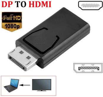 Dp Naar Hdmi Adapter Displayport Naar Hdmi Display Port Male Vrouwelijke Converter Kabel Adapter Video Audio Connector Voor Hdtv Pc